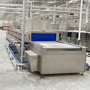 Túnel de lavado y lavadora industrial