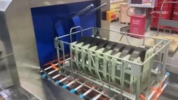 Túnel de limpieza para engranajes