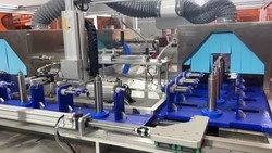 Túnel de limpieza para ejes de motor