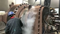 Limpiador de vapor industrial para la eliminación de contaminantes de aceite
