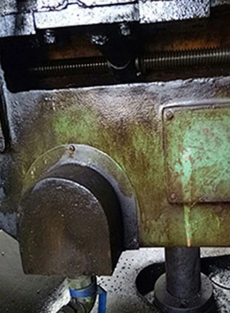 Antes de la limpieza a vapor