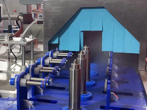 Túnel de limpieza para ejes de motor