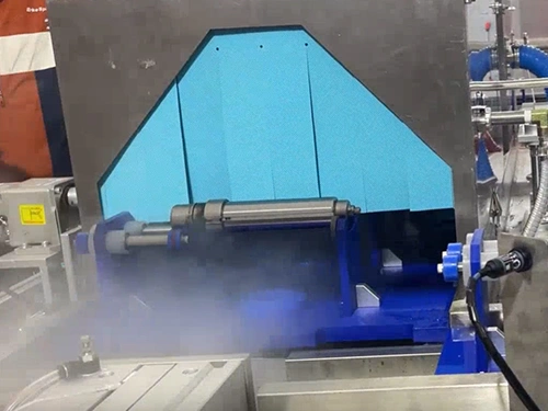 Túnel de limpieza para ejes de motor